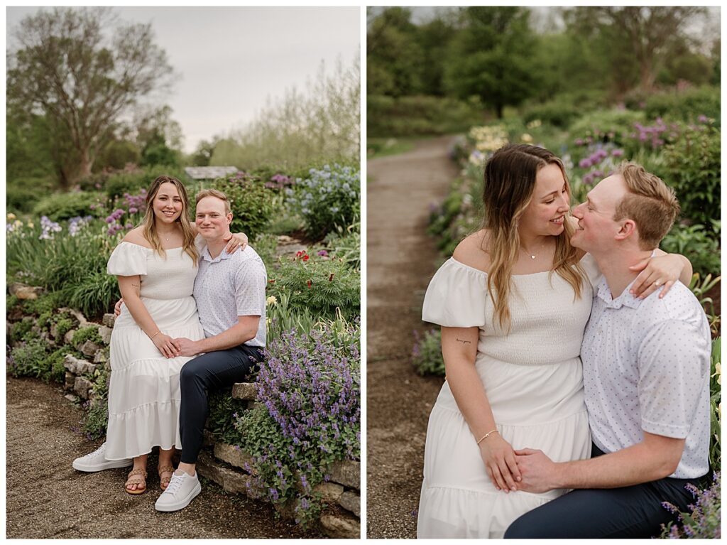 sitting engagement poses