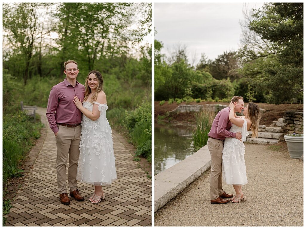 dip kiss by pond